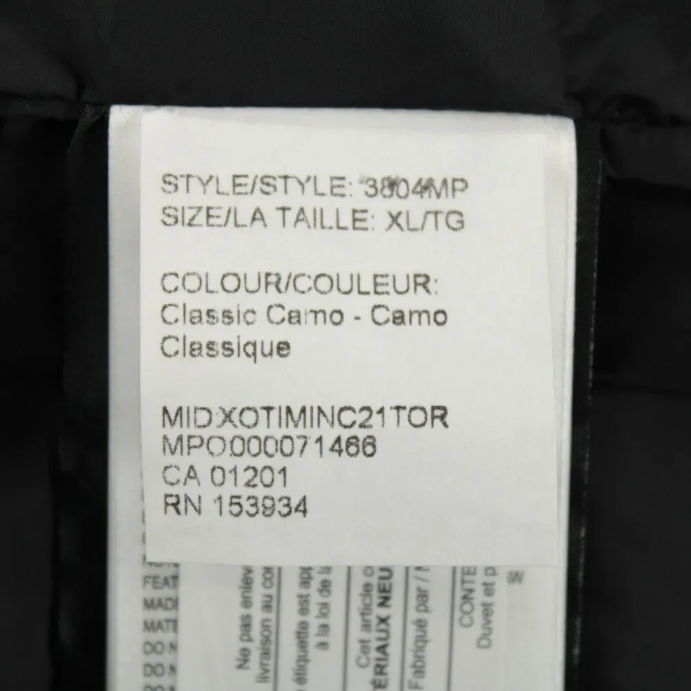 Canada Goose NWT Men's MacMillan Parka Jacket Size XL in Classic Green Camo - Picture 13 of 15